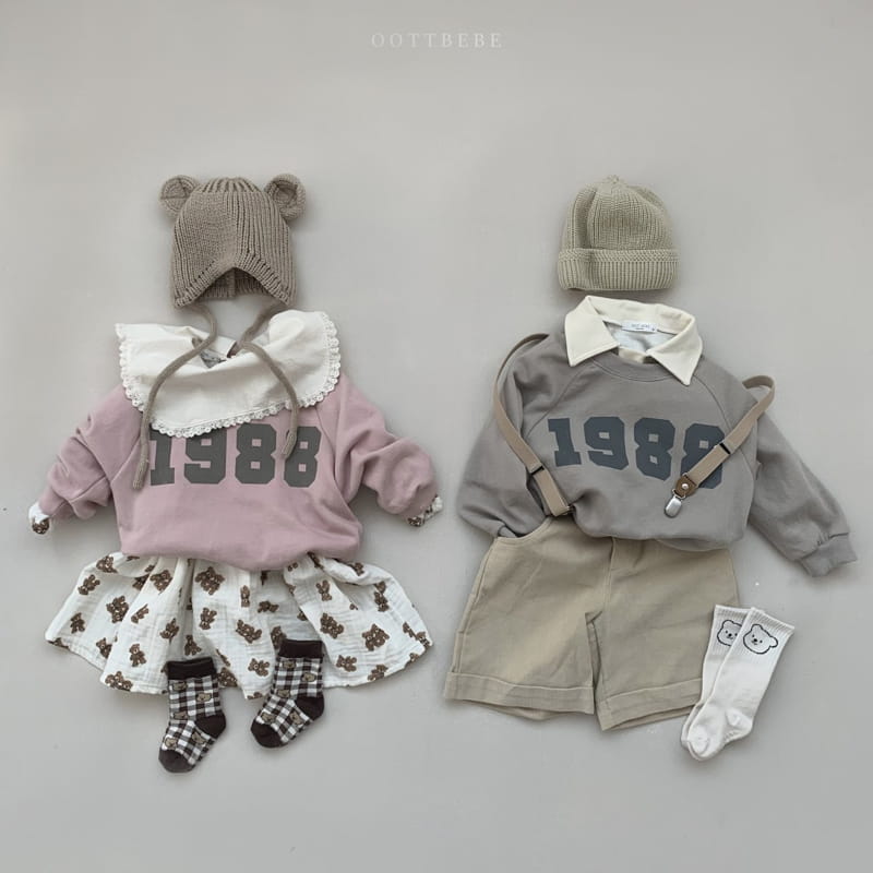 OOTT BEBE - Korean Children Fashion - #Kfashion4kids - 1988 Sweatshirt with Mom - 3
