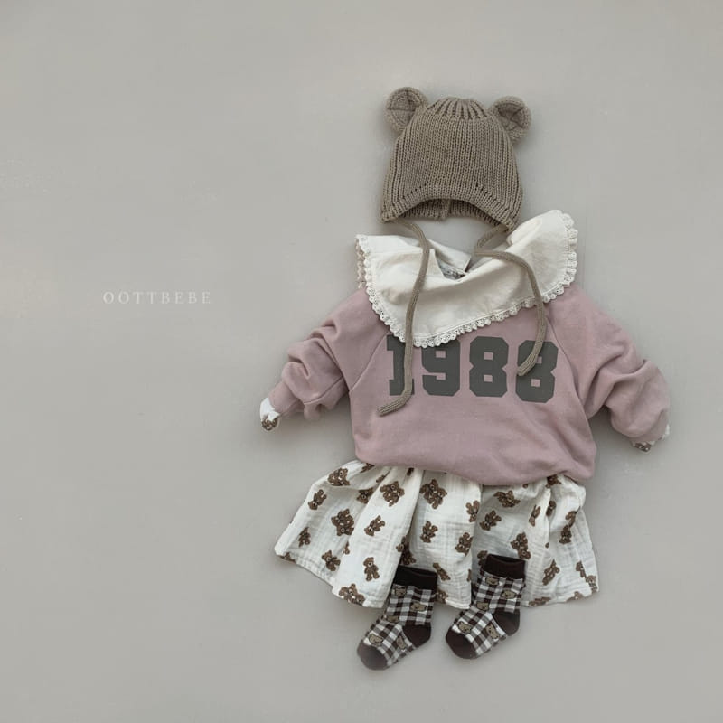 OOTT BEBE - Korean Children Fashion - #Kfashion4kids - 1988 Sweatshirt with Mom - 4