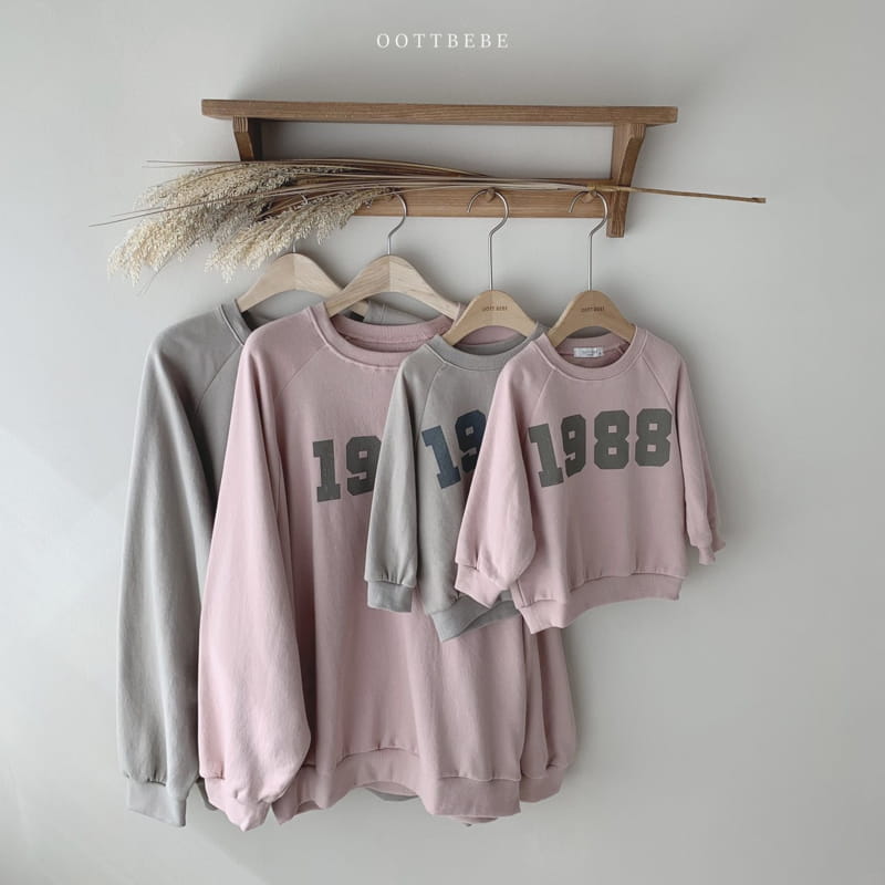 OOTT BEBE - Korean Children Fashion - #Kfashion4kids - 1988 Sweatshirt with Mom - 9