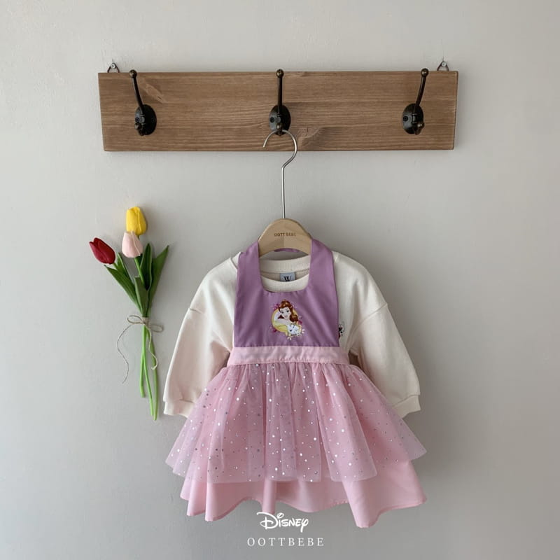 OOTT BEBE - Korean Children Fashion - #Kfashion4kids - Disney Princess Apron - 2