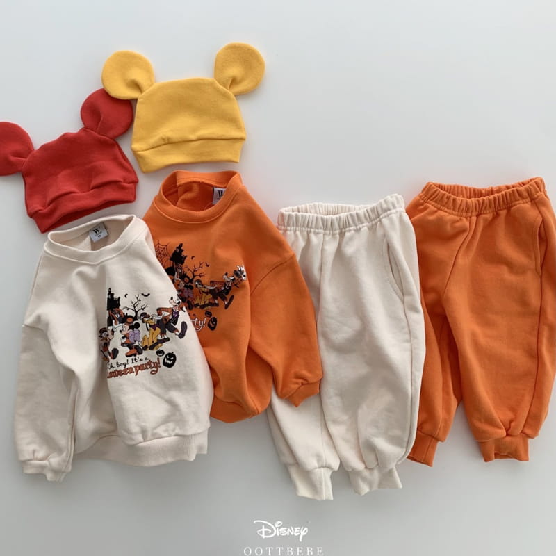 OOTT BEBE - Korean Children Fashion - #Kfashion4kids - Disney Halloween Top Bottom Set - 10