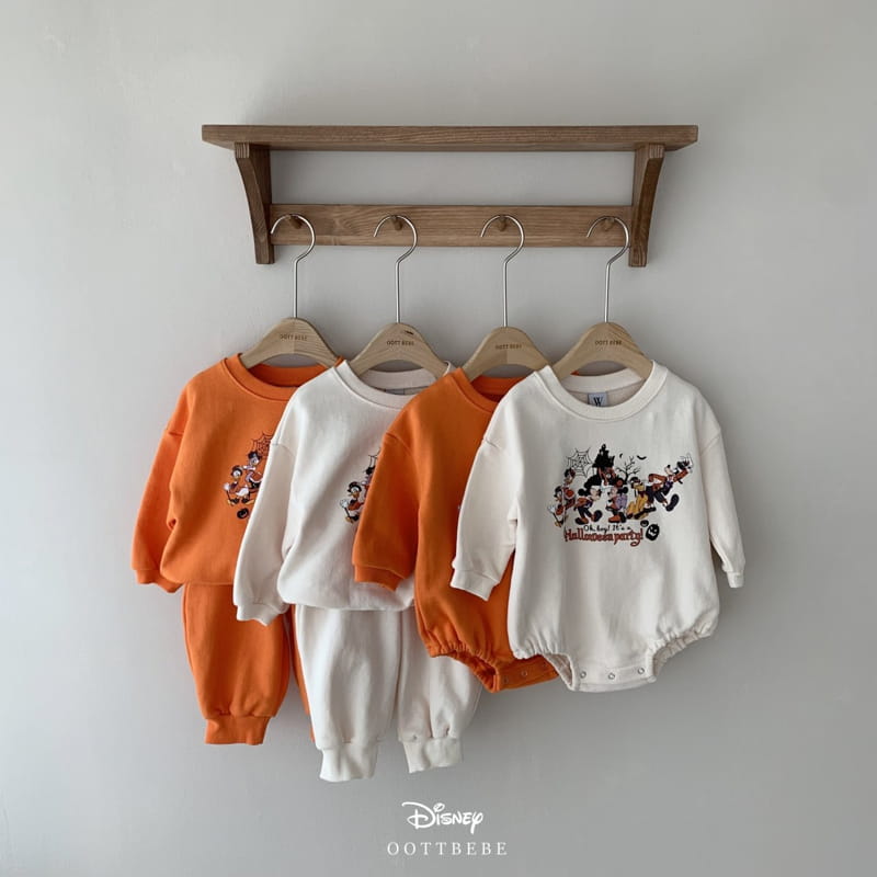 OOTT BEBE - Korean Children Fashion - #Kfashion4kids - Disney Halloween Top Bottom Set - 11