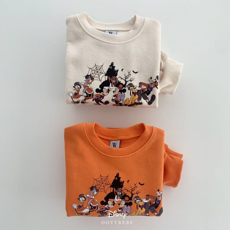OOTT BEBE - Korean Children Fashion - #Kfashion4kids - Disney Halloween Top Bottom Set - 3