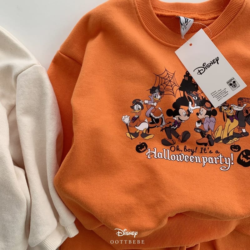 OOTT BEBE - Korean Children Fashion - #Kfashion4kids - Disney Halloween Top Bottom Set - 8