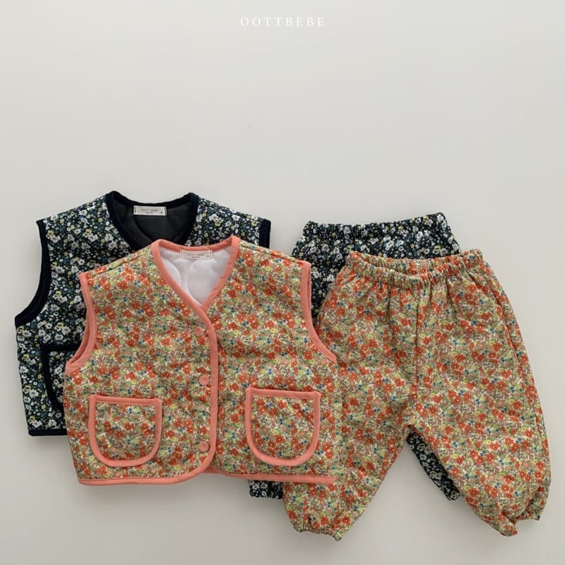 OOTT BEBE - Korean Children Fashion - #Kfashion4kids - Gimjang Vest Bottom Set - 7