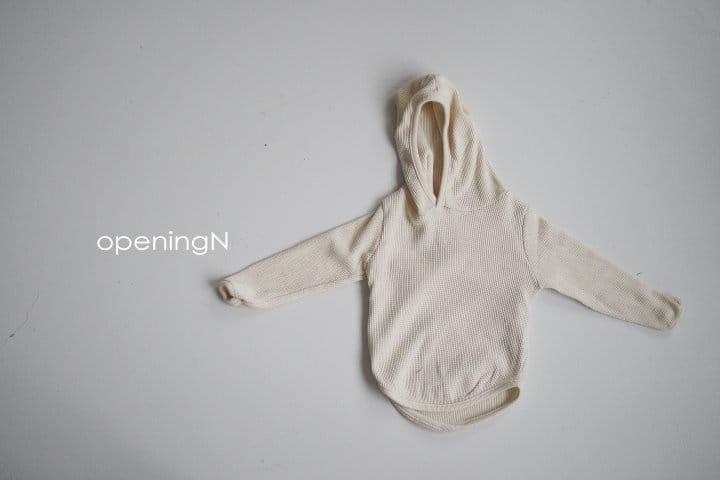 OPENING & - Korean Children Fashion - #Kfashion4kids - Original Waffle Hood - 5
