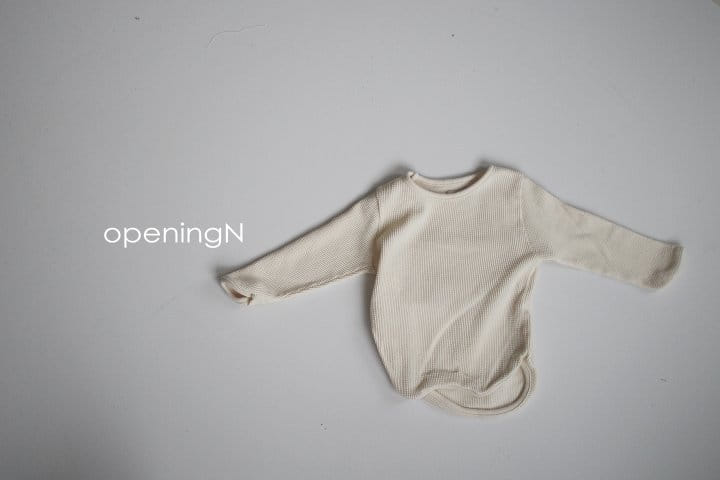OPENING & - Korean Children Fashion - #Kfashion4kids - Oeiginal Waffle Top - 2