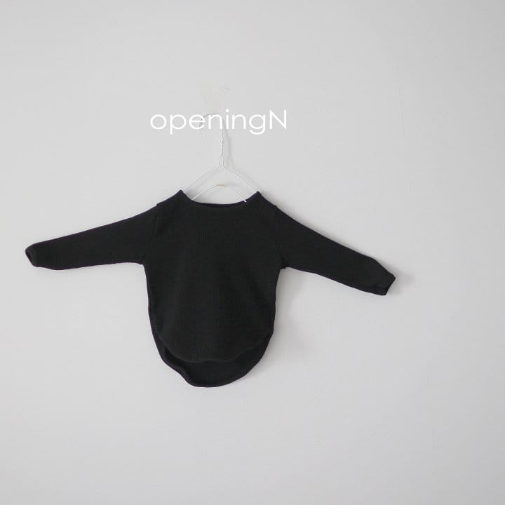 OPENING & - Korean Children Fashion - #Kfashion4kids - Oeiginal Waffle Top - 4
