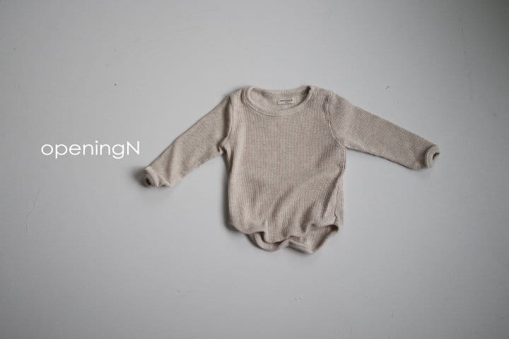 OPENING & - Korean Children Fashion - #Kfashion4kids - Oeiginal Waffle Top - 5