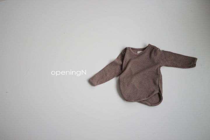 OPENING & - Korean Children Fashion - #Kfashion4kids - Oeiginal Waffle Top - 6