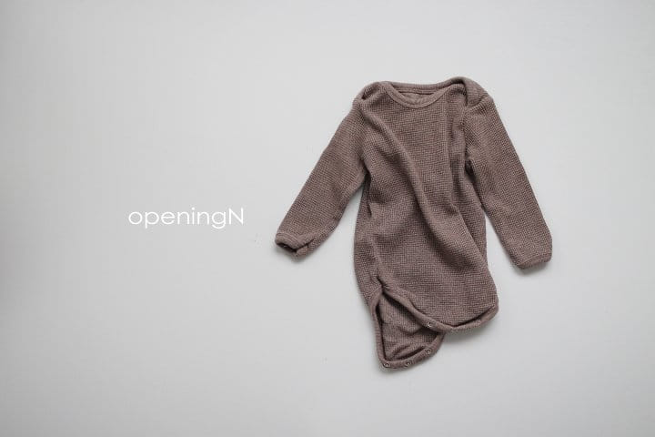 OPENING & - Korean Children Fashion - #Kfashion4kids - Original Waffle Bebe Bodysuit