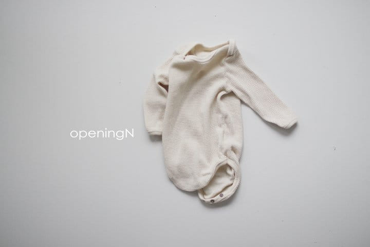 OPENING & - Korean Children Fashion - #Kfashion4kids - Original Waffle Bebe Bodysuit - 4