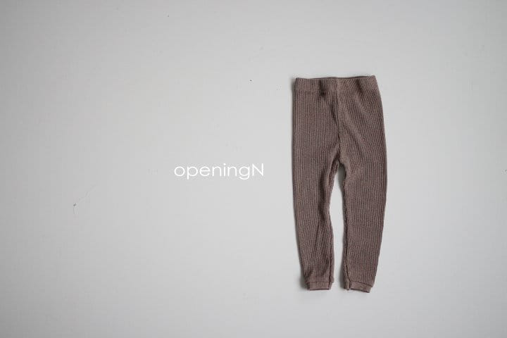 OPENING & - Korean Children Fashion - #Kfashion4kids - Original Waffle Leggings - 2