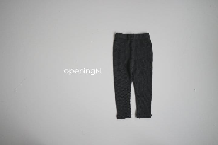 OPENING & - Korean Children Fashion - #Kfashion4kids - Original Waffle Leggings - 3