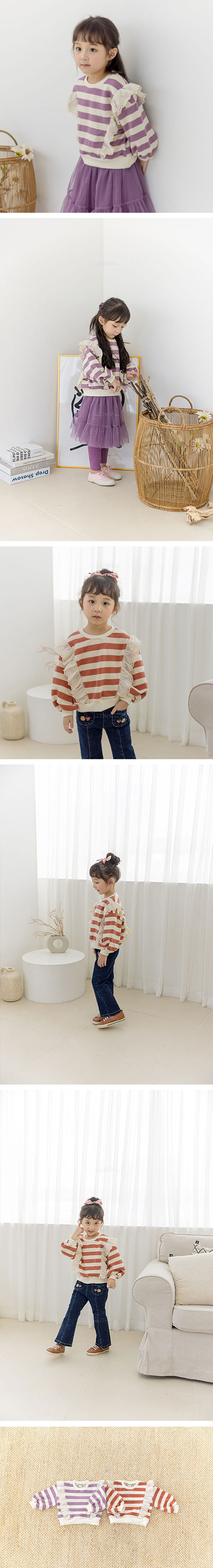 ORANGE MOM - Korean Children Fashion - #Kfashion4kids - Lace Wing Tee