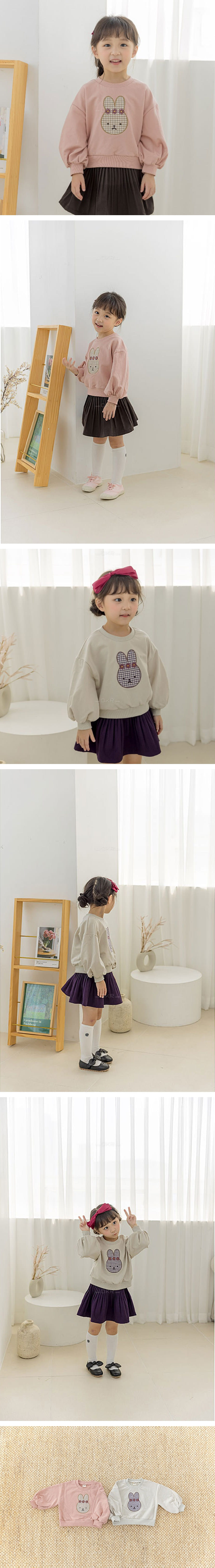 ORANGE MOM - Korean Children Fashion - #Kfashion4kids - Rabbit Sweatshirt