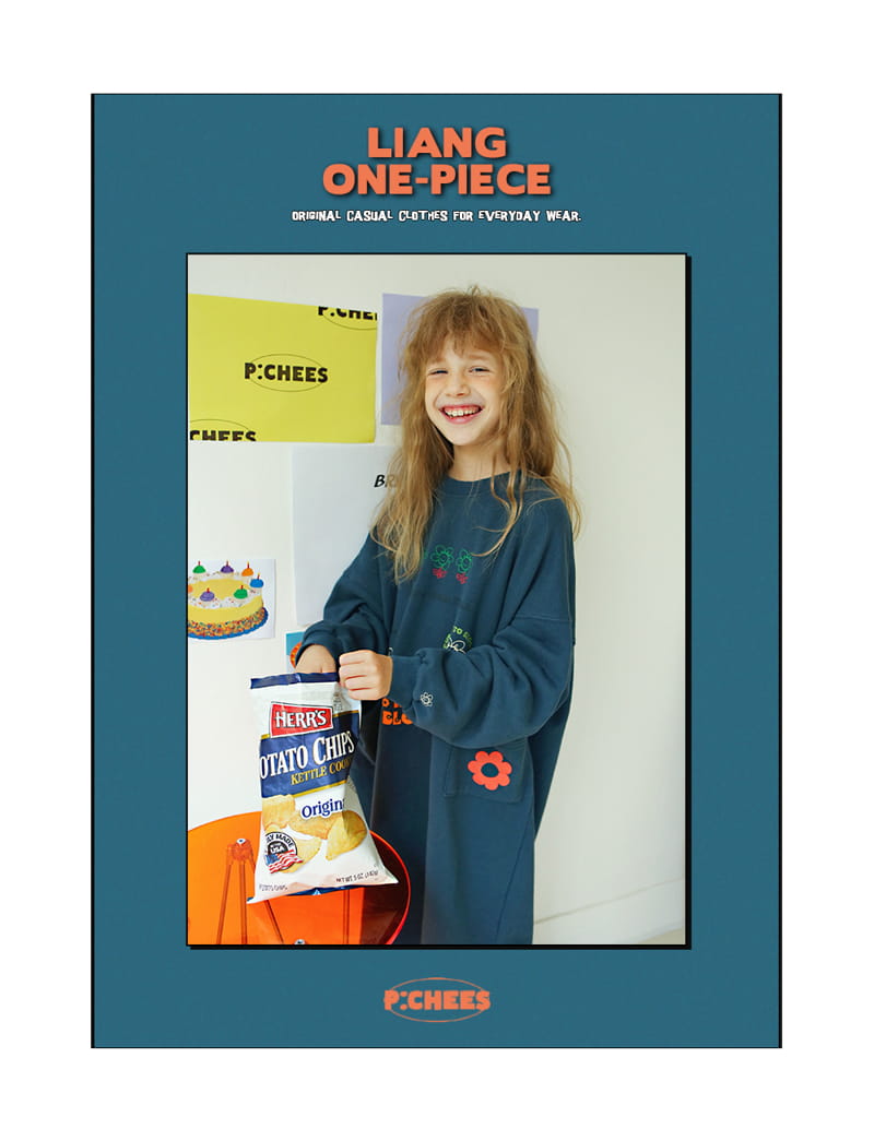 PEACH-CREAM - Korean Children Fashion - #Kfashion4kids - Liang One-piece