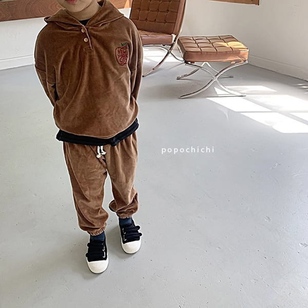 POPOCHICHI - Korean Children Fashion - #Kfashion4kids - Apple Beroa Top Bottom Set - 10
