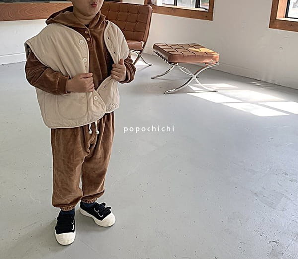POPOCHICHI - Korean Children Fashion - #Kfashion4kids - Apple Beroa Top Bottom Set - 12
