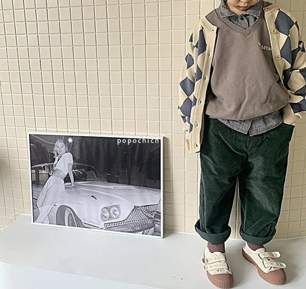 POPOCHICHI - Korean Children Fashion - #Kfashion4kids - Olive Vest