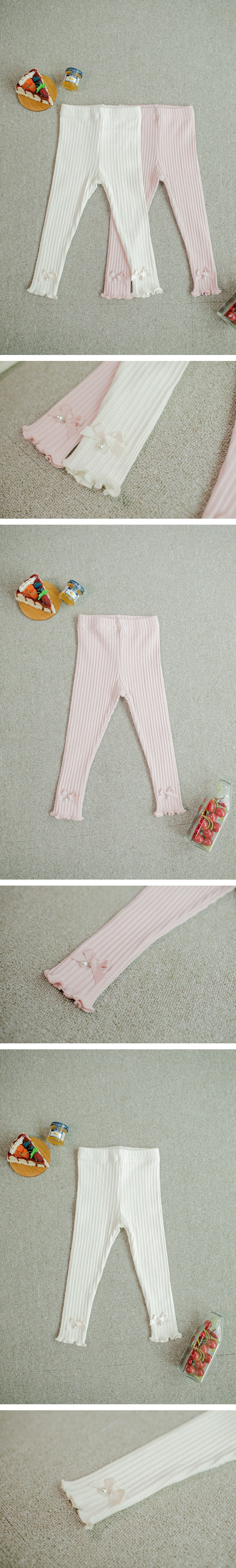 PUDDING - Korean Children Fashion - #Kfashion4kids - Rib Leggings