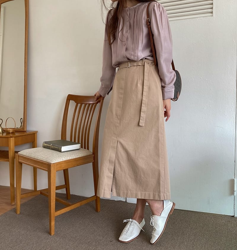 REFRESH - Korean Children Fashion - #Kfashion4kids - Cotton Belt Skirt - 2