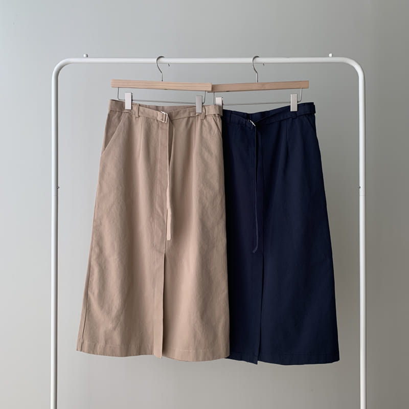 REFRESH - Korean Children Fashion - #Kfashion4kids - Cotton Belt Skirt - 3