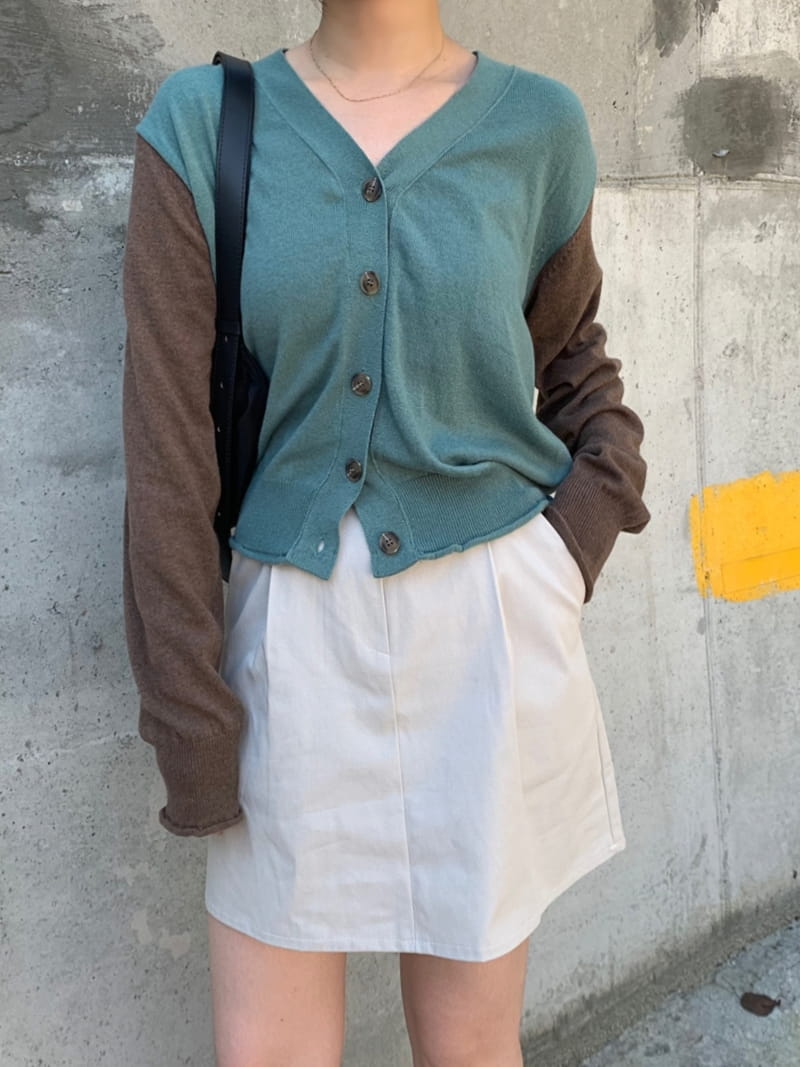 REFRESH - Korean Children Fashion - #Kfashion4kids - Cash Color Cardigan - 3