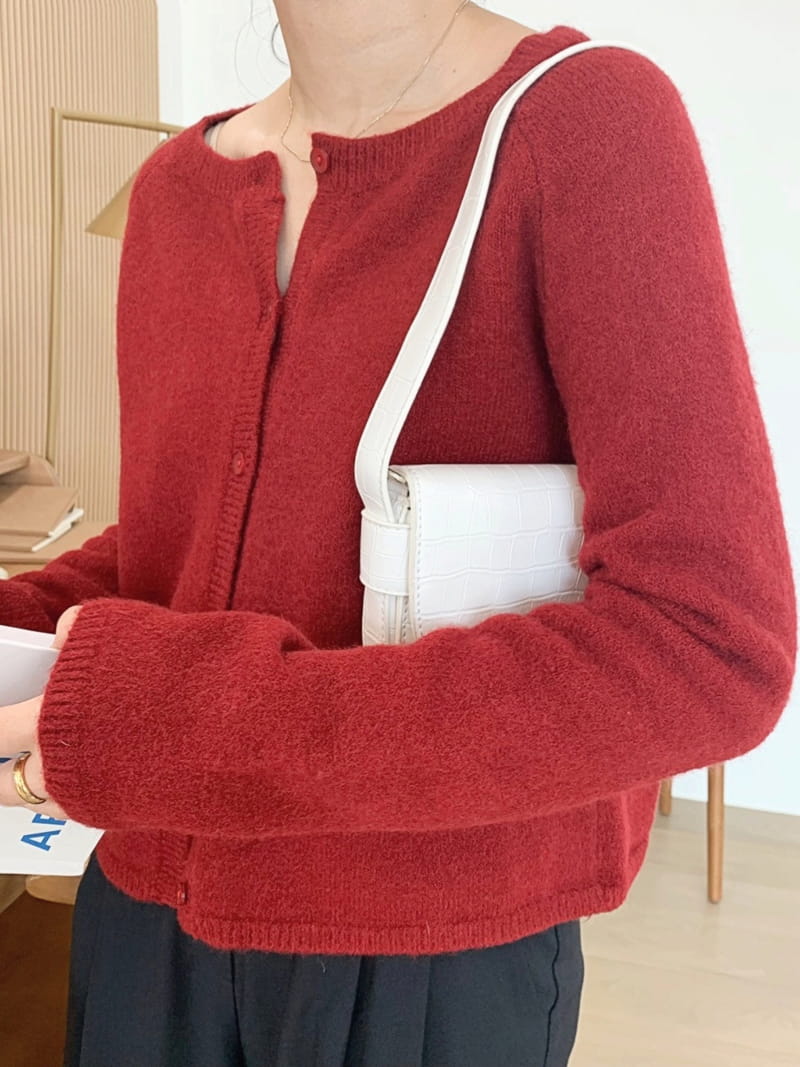REFRESH - Korean Children Fashion - #Kfashion4kids - Cotton Candy Wool Knit Cardigan - 2