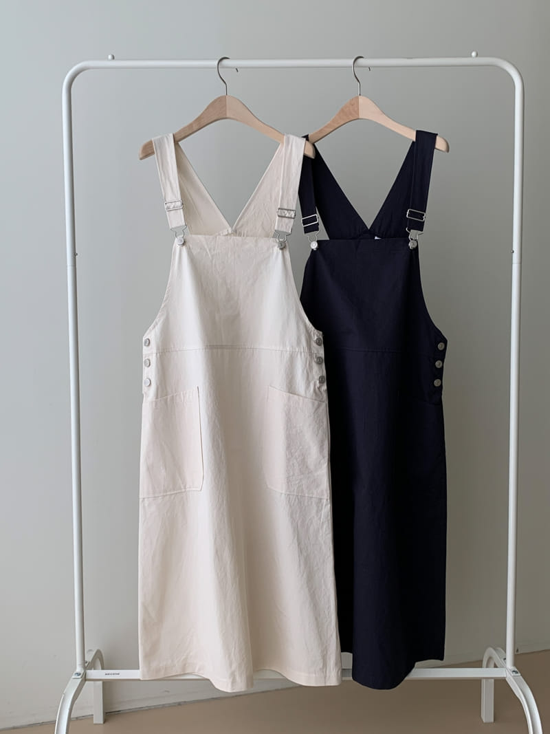 REFRESH - Korean Children Fashion - #Kfashion4kids - Dungarees One-piece - 3