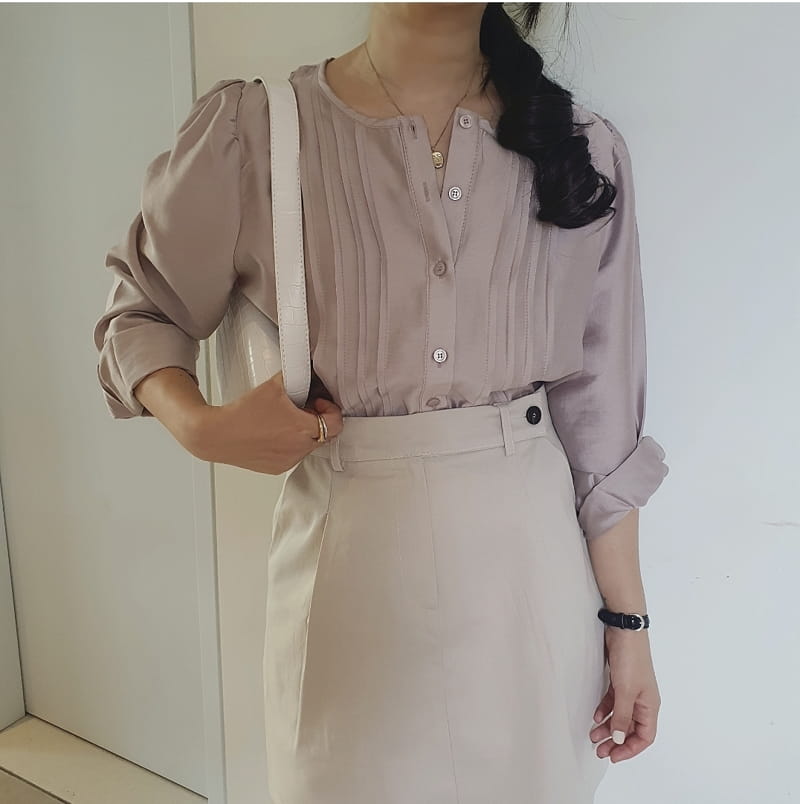 REFRESH - Korean Children Fashion - #Kfashion4kids - May Pintuck Blouse - 3