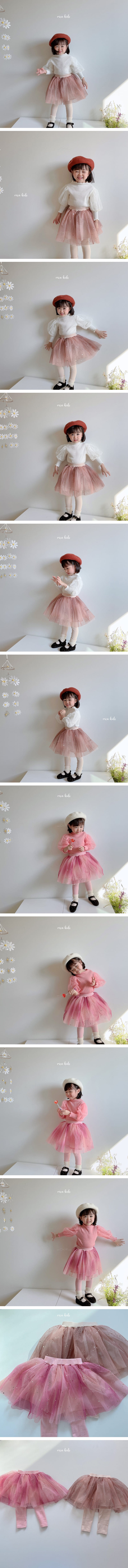 RICA - Korean Children Fashion - #Kfashion4kids - Bling Cha Skirt Leggings