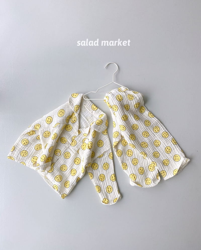 SALAD MARKET - Korean Children Fashion - #Kfashion4kids - Smile Pajamas - 4