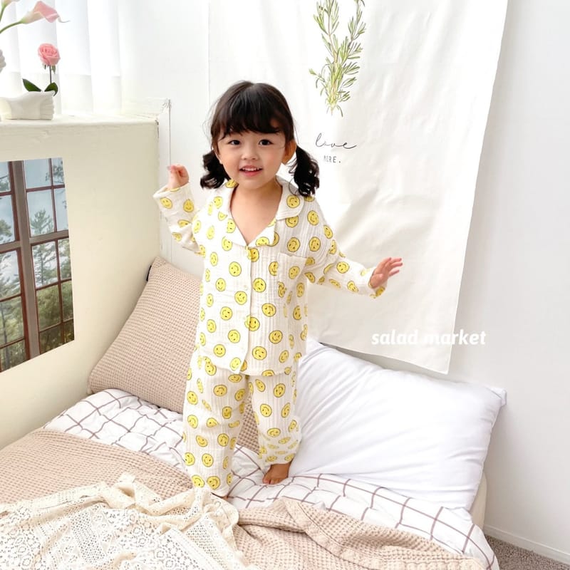SALAD MARKET - Korean Children Fashion - #Kfashion4kids - Smile Pajamas - 9