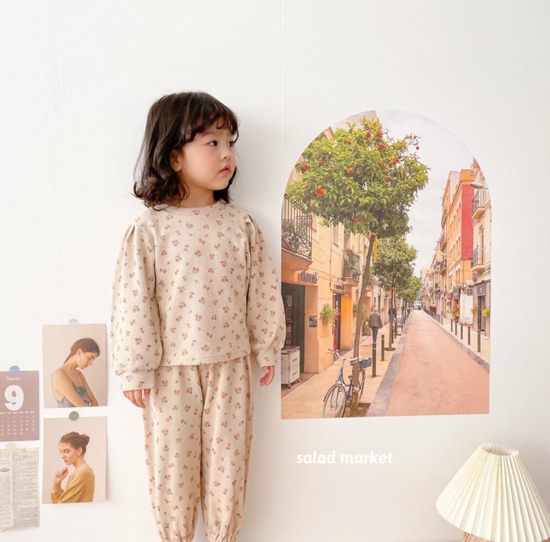 SALAD MARKET - Korean Children Fashion - #Kfashion4kids - Rose Pajamas - 10
