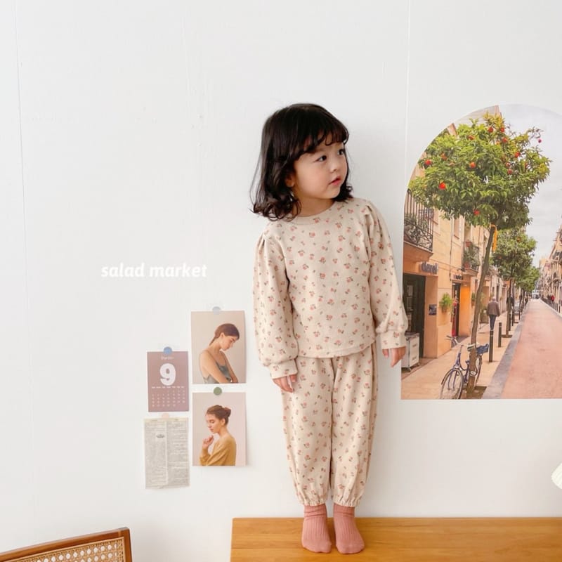 SALAD MARKET - Korean Children Fashion - #Kfashion4kids - Rose Pajamas - 9