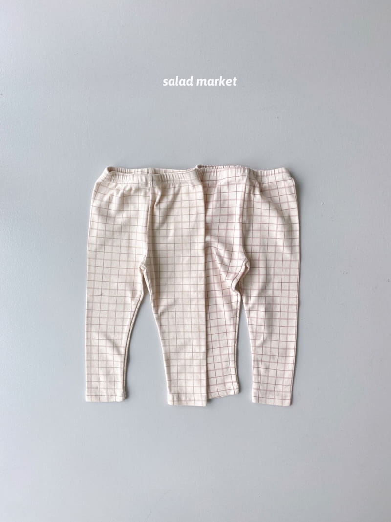 SALAD MARKET - Korean Children Fashion - #Kfashion4kids - Bear Check Pajamas - 3