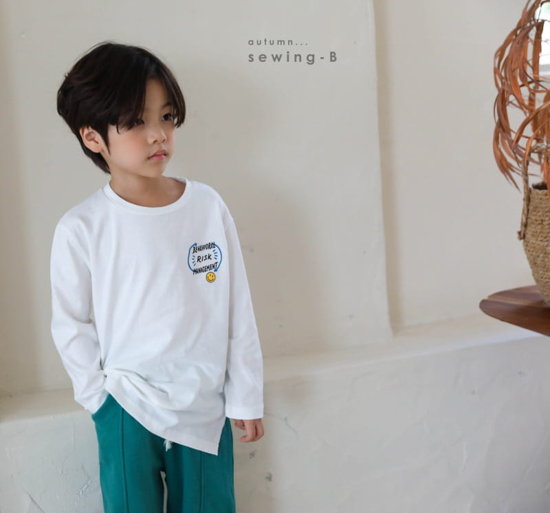 SEWING-B - Korean Children Fashion - #Kfashion4kids - Smile Layered Long Tee - 2