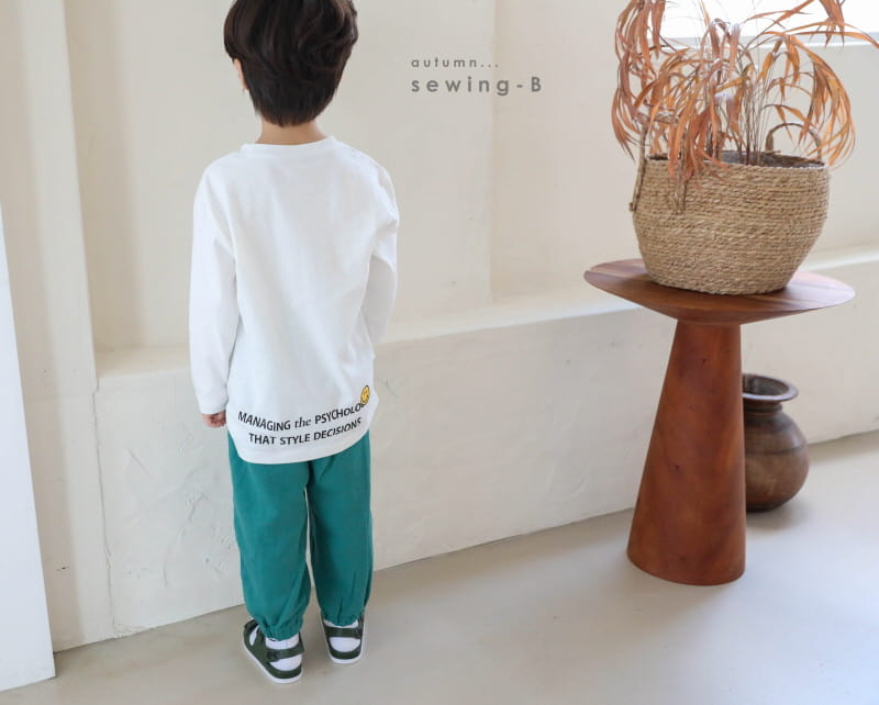 SEWING-B - Korean Children Fashion - #Kfashion4kids - Smile Layered Long Tee - 3