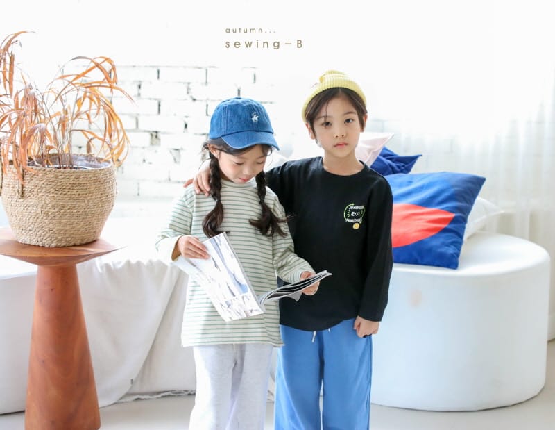 SEWING-B - Korean Children Fashion - #Kfashion4kids - Smile Layered Long Tee - 7