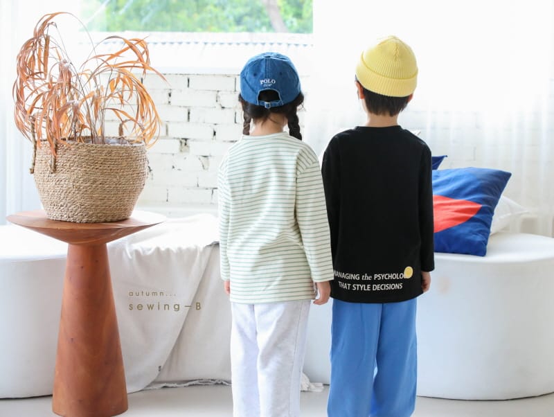 SEWING-B - Korean Children Fashion - #Kfashion4kids - Smile Layered Long Tee - 8