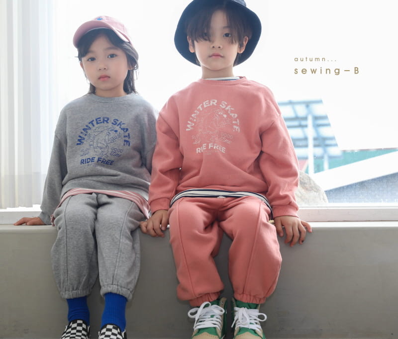 SEWING-B - Korean Children Fashion - #Kfashion4kids - Skate Sweatshirt - 3