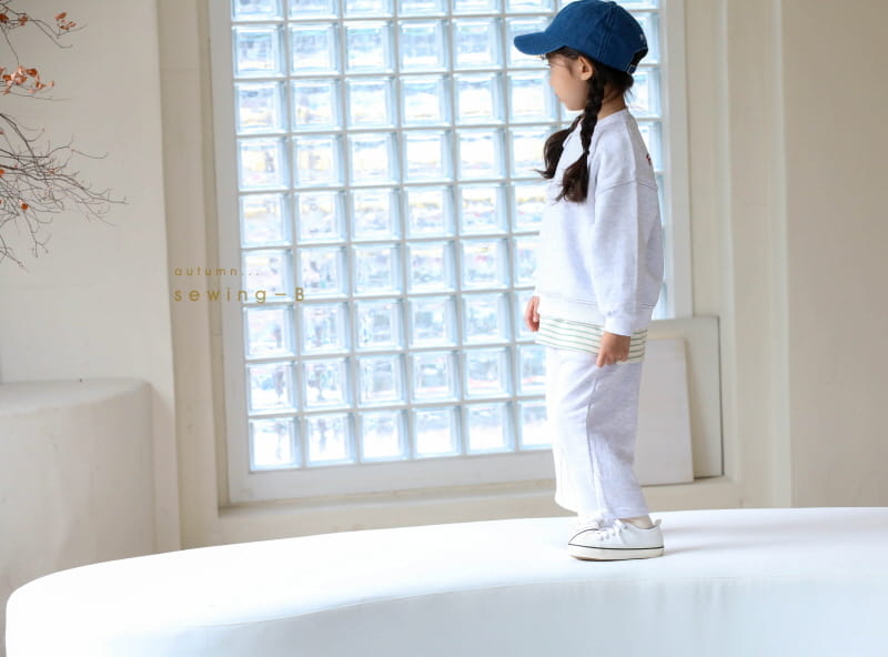 SEWING-B - Korean Children Fashion - #Kfashion4kids - Stitch Sweatshirt - 10