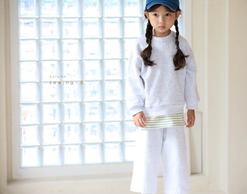 SEWING-B - Korean Children Fashion - #Kfashion4kids - Stitch Sweatshirt - 7