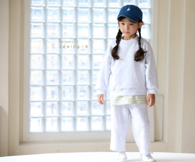 SEWING-B - Korean Children Fashion - #Kfashion4kids - Stitch Sweatshirt - 8