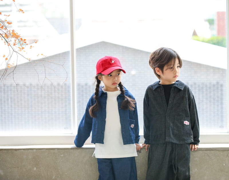 SEWING-B - Korean Children Fashion - #Kfashion4kids - Denim Pocket Shirt - 3
