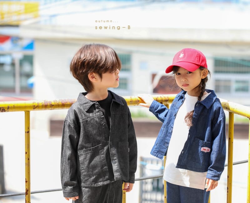 SEWING-B - Korean Children Fashion - #Kfashion4kids - Denim Pocket Shirt - 7