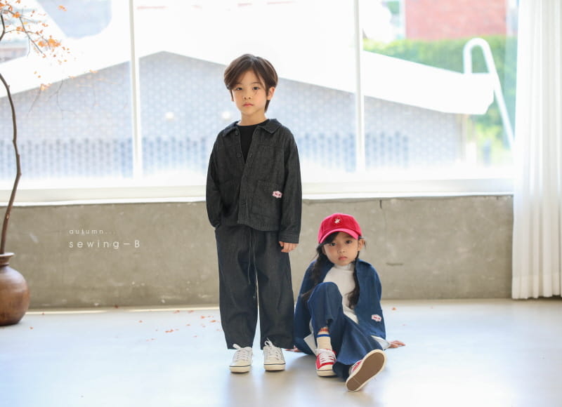 SEWING-B - Korean Children Fashion - #Kfashion4kids - Denim Pocket Shirt - 8