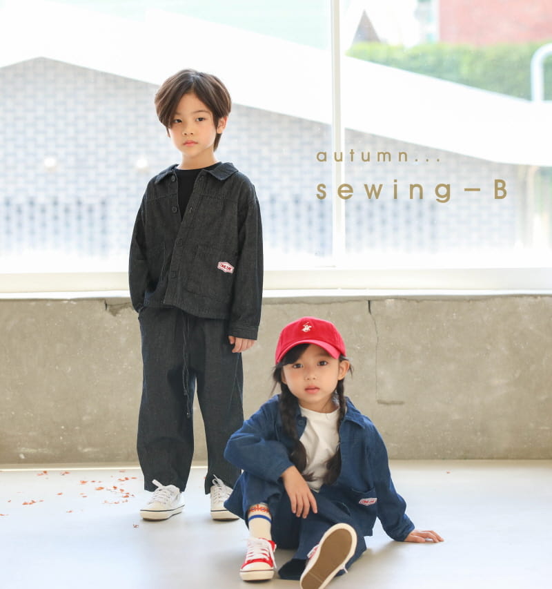 SEWING-B - Korean Children Fashion - #Kfashion4kids - Denim Pocket Shirt - 9
