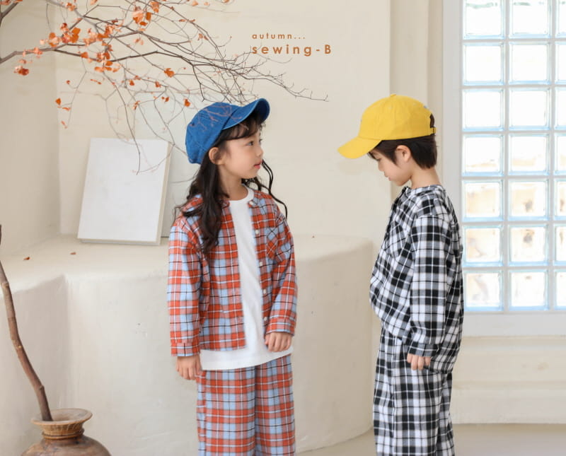 SEWING-B - Korean Children Fashion - #Kfashion4kids - Check Shirt - 10